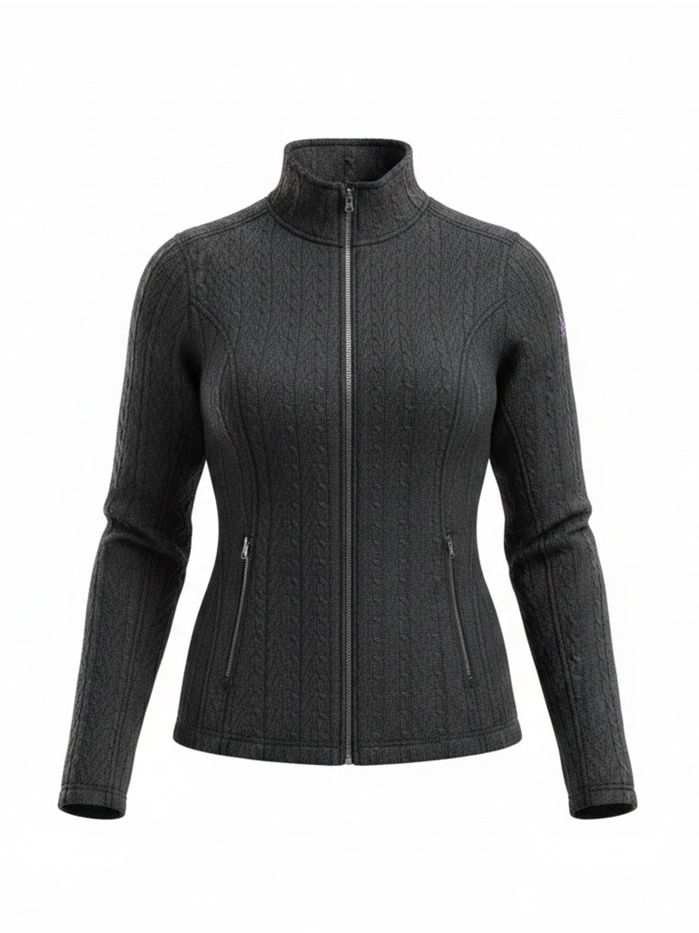 Spyder Women’s Black Cable-Knit Sweater